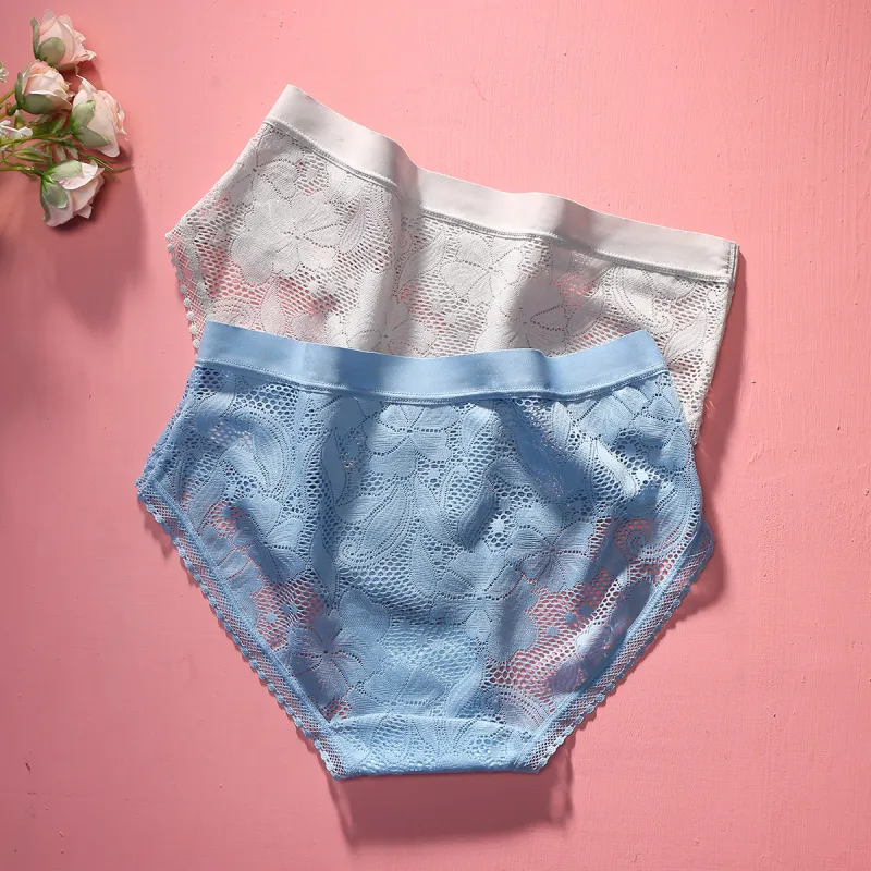 Flowers In Water Underpants Women's 2 Pack-5