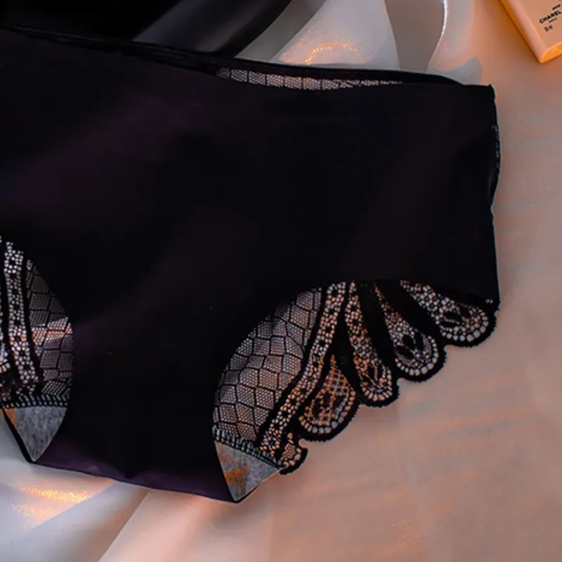 Flowers In Water Underpants Women's 3 Pack-4
