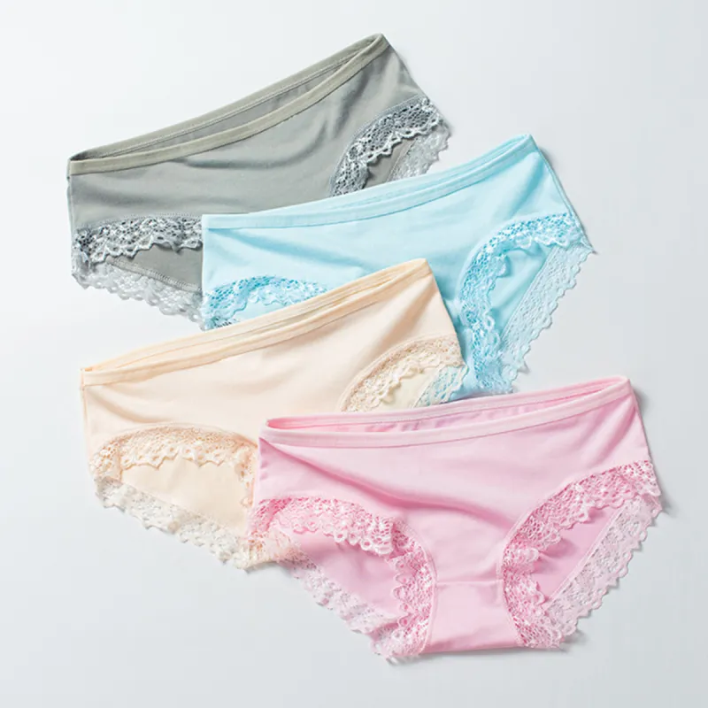 Flowers In Water Underpants Women's 5 Pack-2