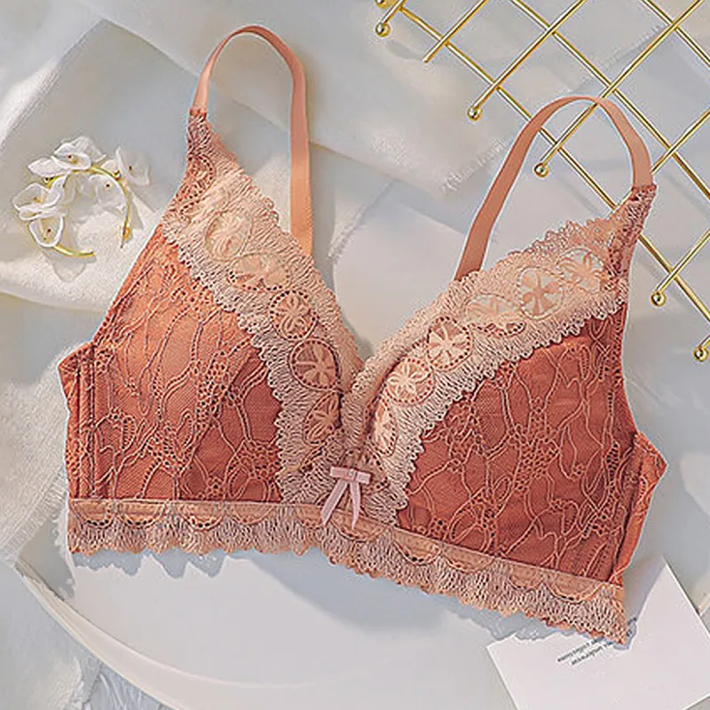 Flowers In Water Bra Women's Red Single Pack-1