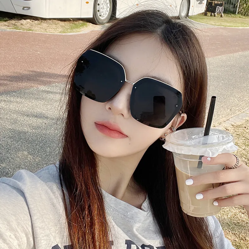 MT·MIT PC Metal Square Sunglasses Women's-3