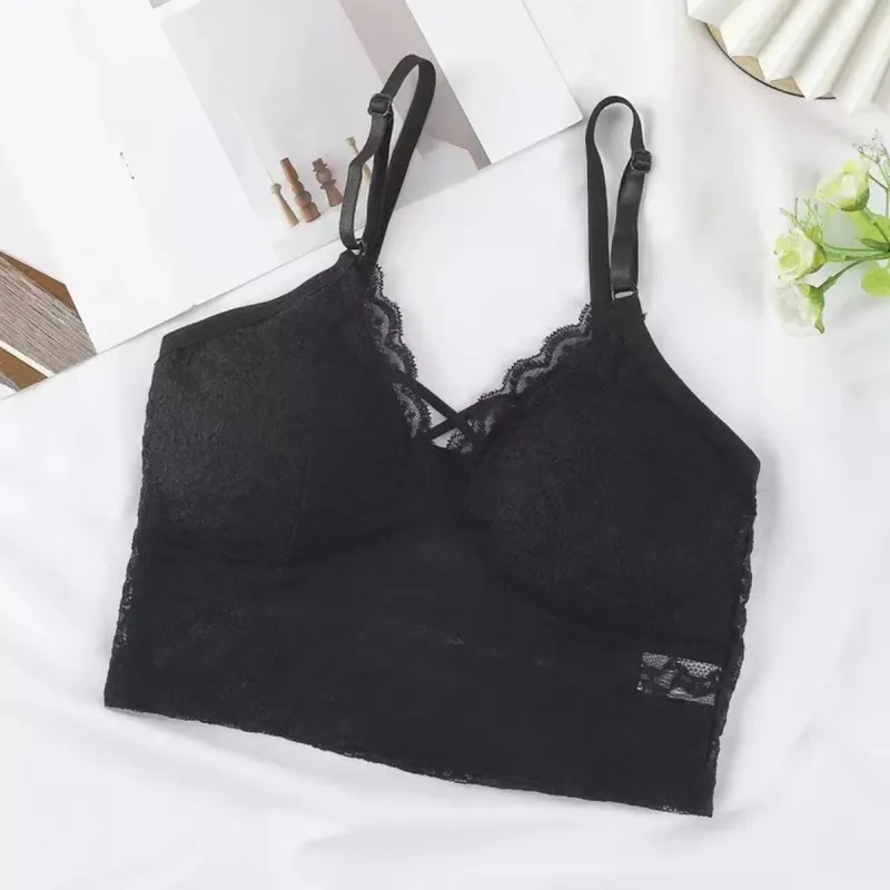 Flowers in water Women's Bras-7