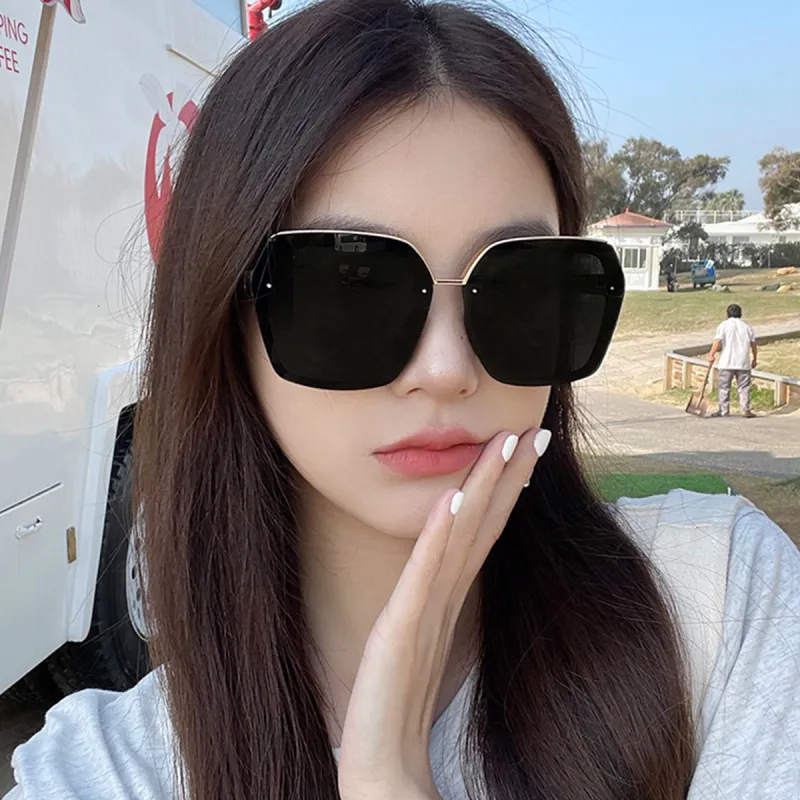 MT·MIT PC Metal Square Sunglasses Women's-2