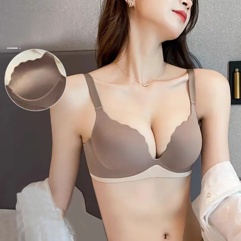Flowers in water Women's Bras-12
