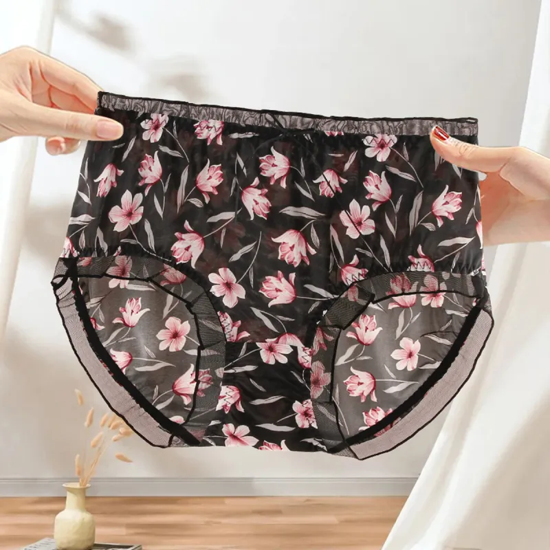 Flowers In Water Underpants Women's 3 Pack-3