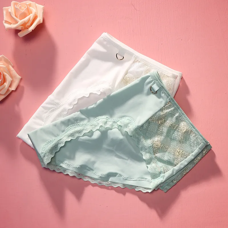 Flowers In Water Underpants Women's 2 Pack-1
