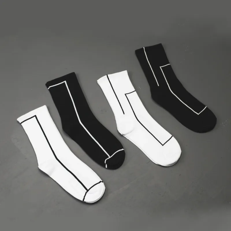 Flowers In Water Mid Calf Socks Men's 4 Pack-3