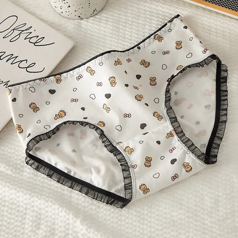 Flowers In Water Underpants Women's 5 Pack-1