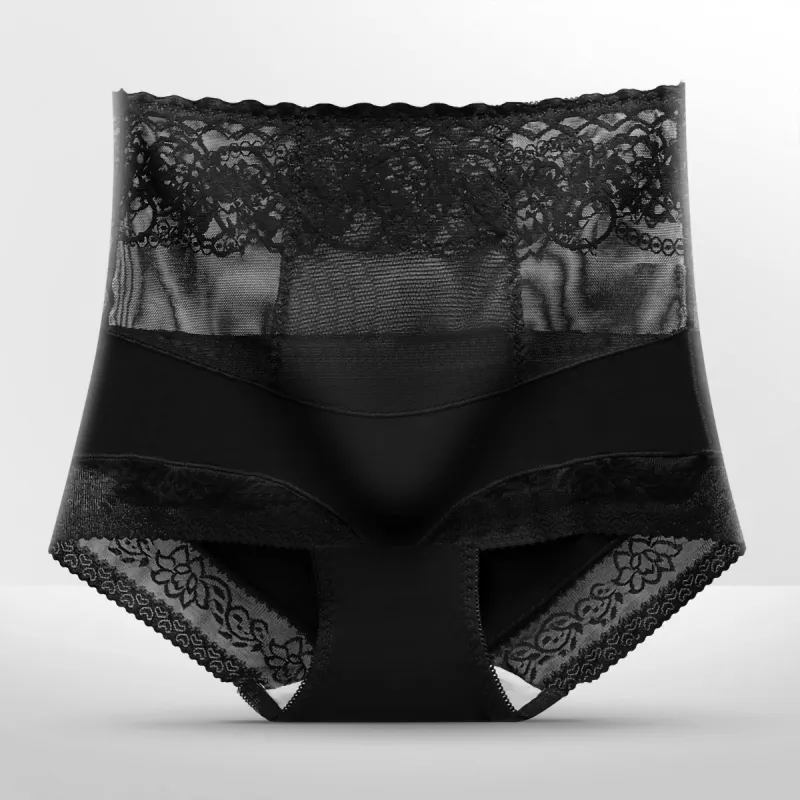 Flowers In Water Underpants Women's Combo Set-4