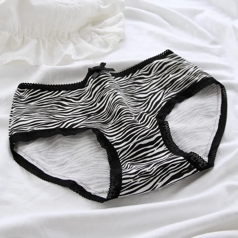 Flowers In Water Underpants Women's 4 Pack-68