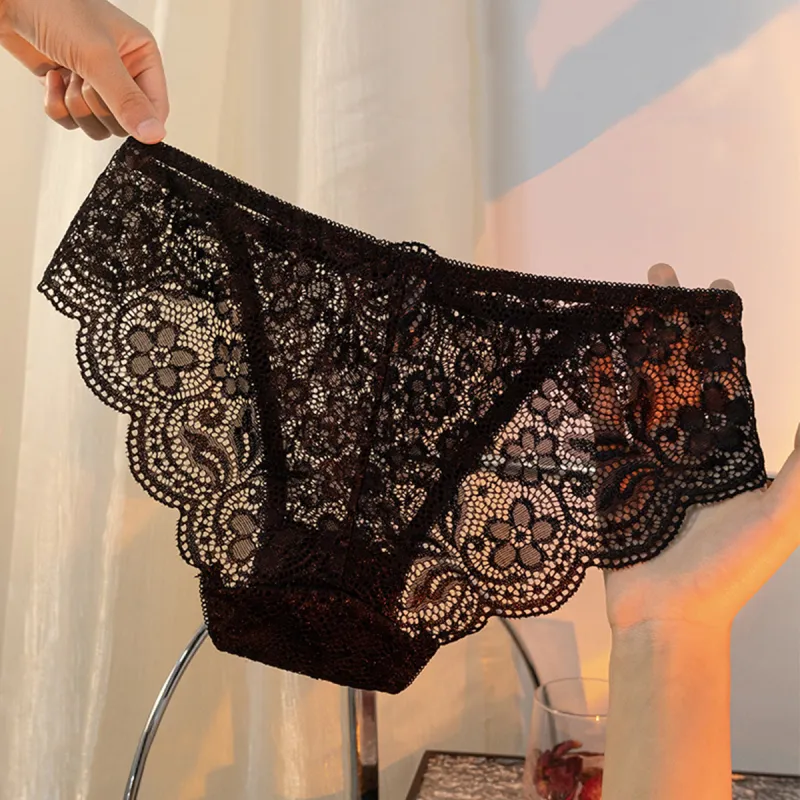 Flowers In Water Underpants Women's 3 Pack-1