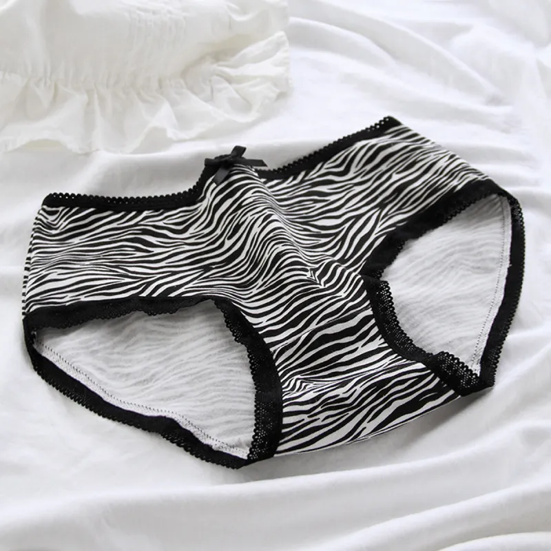 Flowers In Water Underpants Women's 4 Pack-42