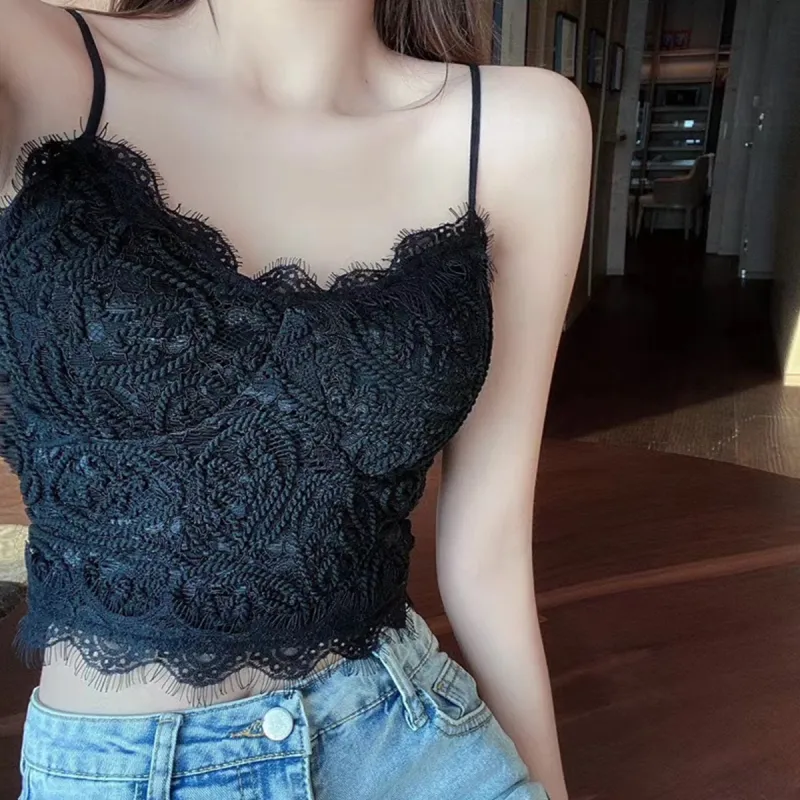 Flowers in water Women's Bras-8