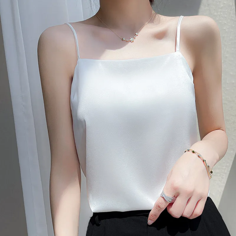 Flowers In Water Camisole Women's White-1
