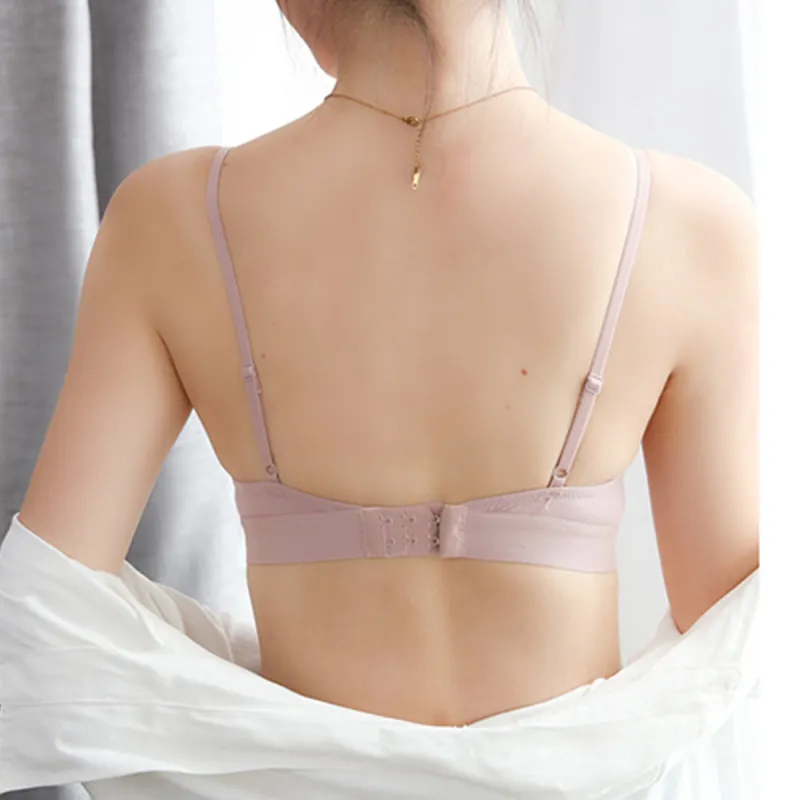 Flowers In Water Bra Women's Pastel Pink-1