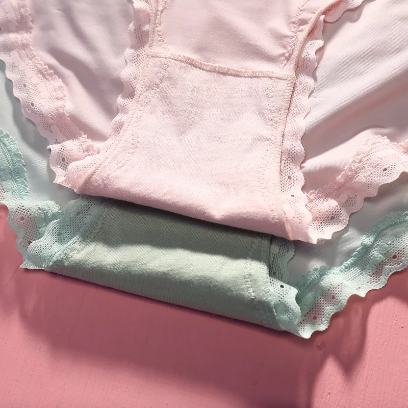 Flowers In Water Underpants Women's 2 Pack-15