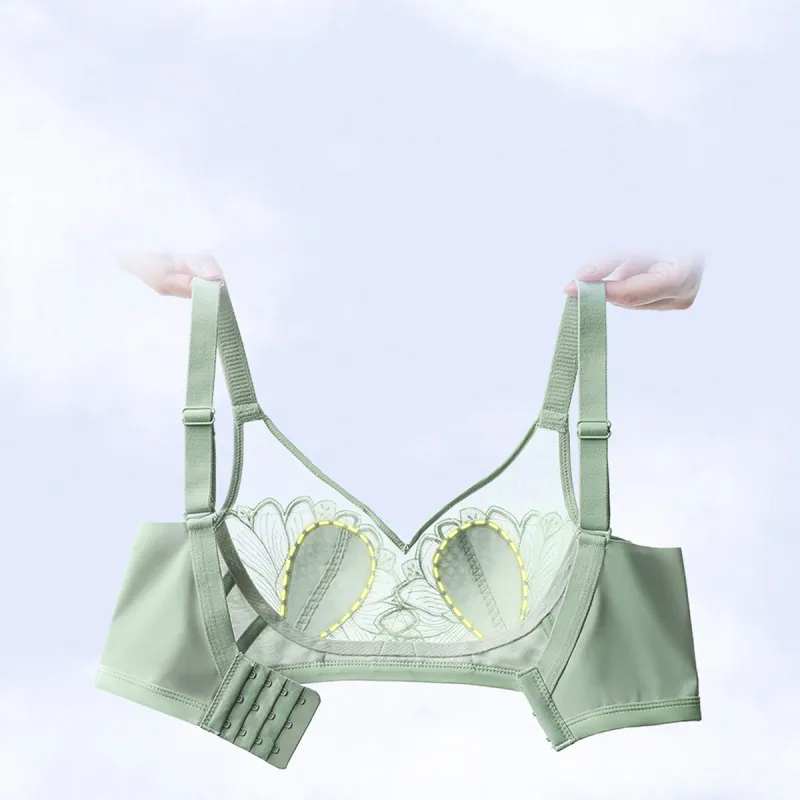 Flowers in water Women's Bras-3
