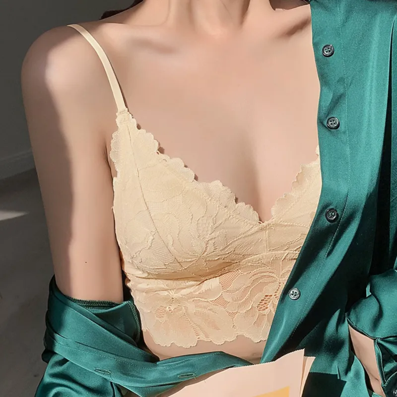 Flowers in water Women's Bras-2