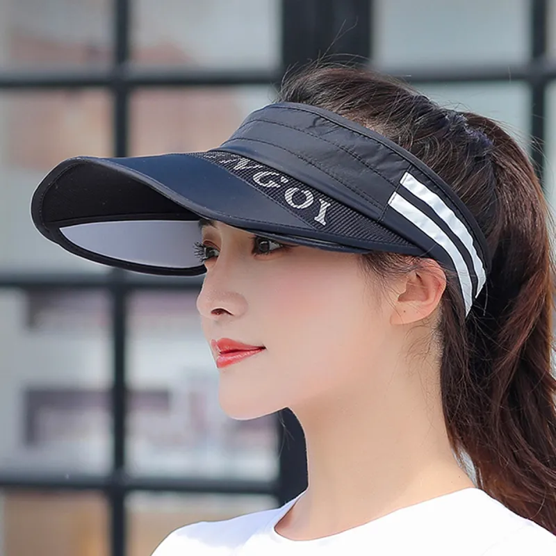 MT·MIT Extended Brim Sun Protection Visor Cap With Wide Retractable Brim Baseball Caps Unisex-3