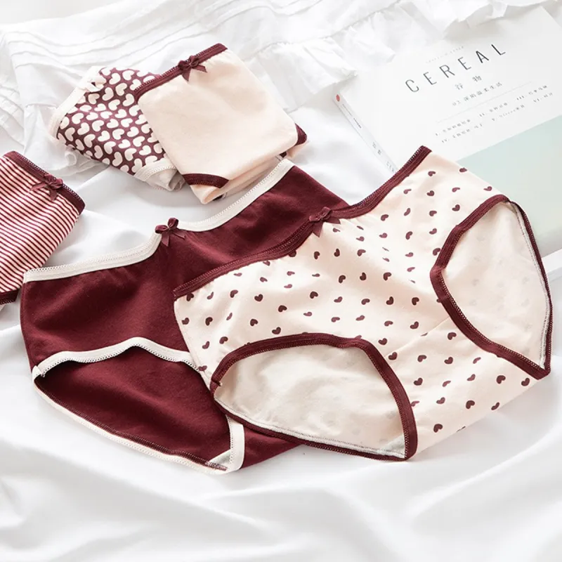 Flowers In Water Underpants Women's 3 Pack-2