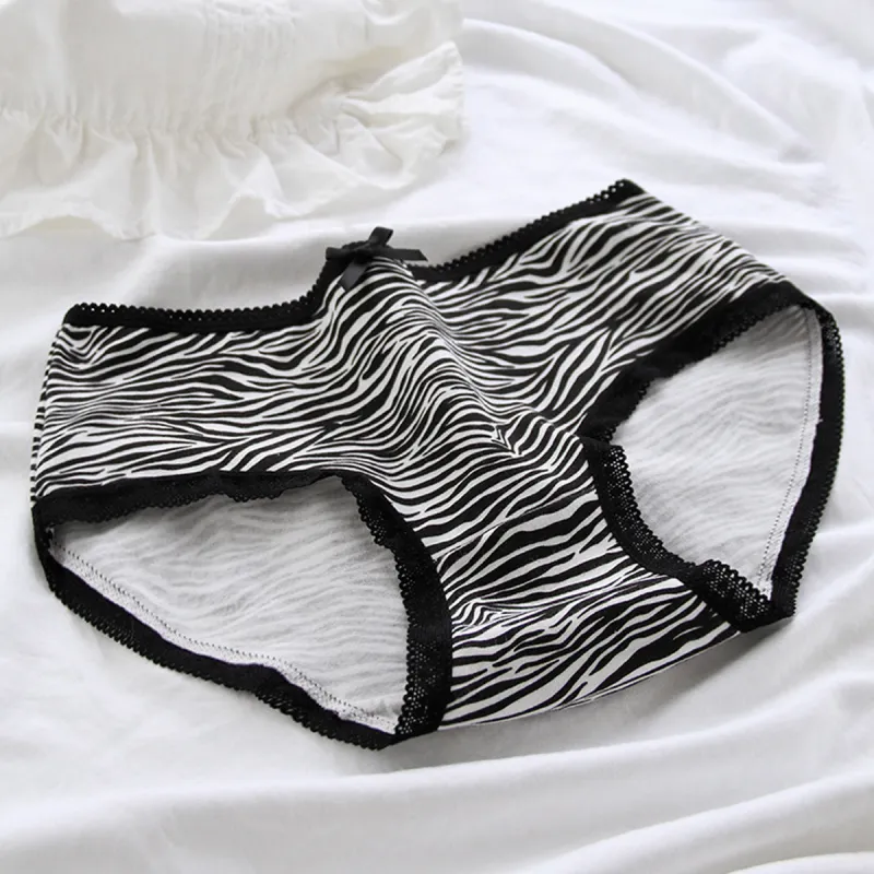 Flowers In Water Underpants Women's 4 Pack-1
