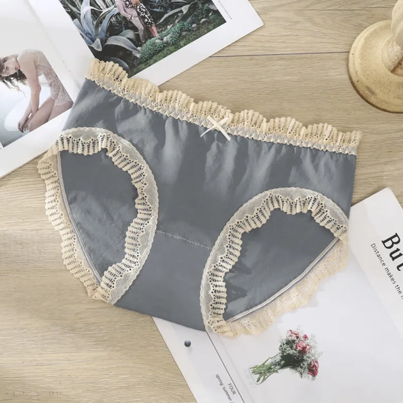 Flowers In Water Underpants Women's 3 Pack-5