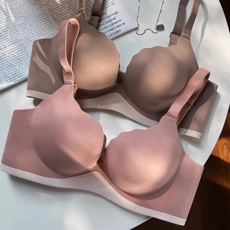 Flowers in water Women's Bras-14
