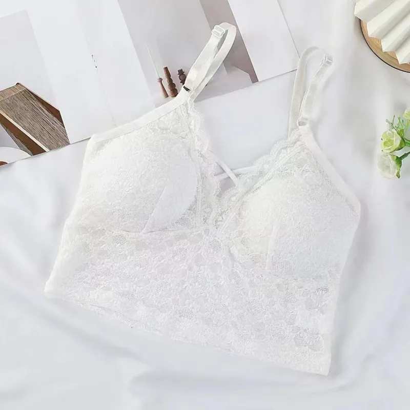 Flowers in water Women's Bras-10