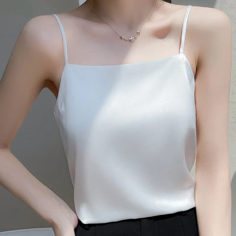 Flowers In Water Camisole Women's White-5
