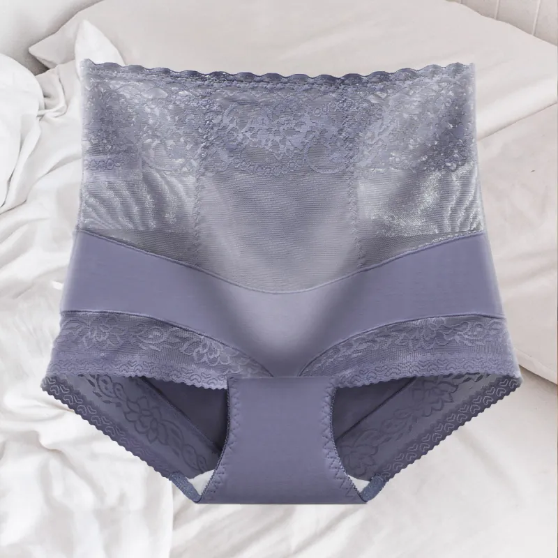 Flowers In Water Underpants Women's Combo Set-5