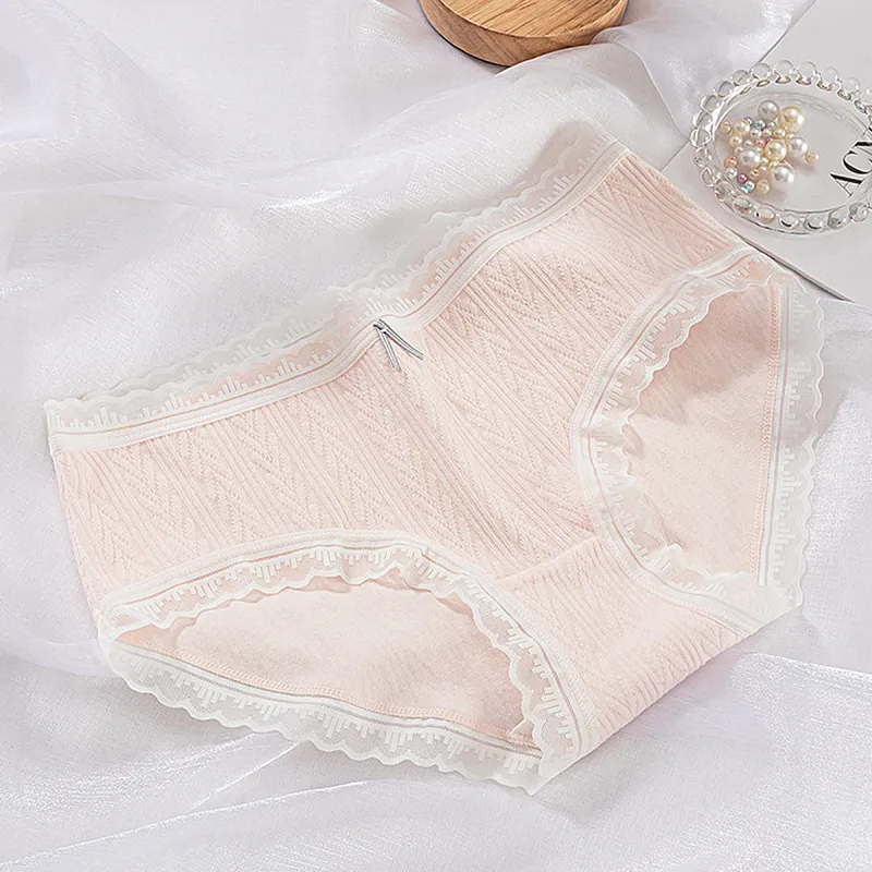Flowers In Water Underpants Women's 1 Pack Pink-1