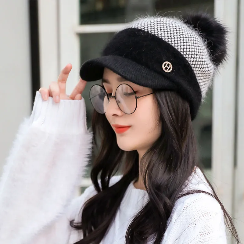 MT·MIT Knitted Yarn Hats & Caps Women's-2
