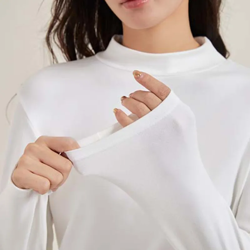 Flowers In Water Thermal Tops Women's-5