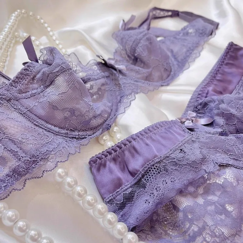 Flowers In Water Underwear Set Women's-4