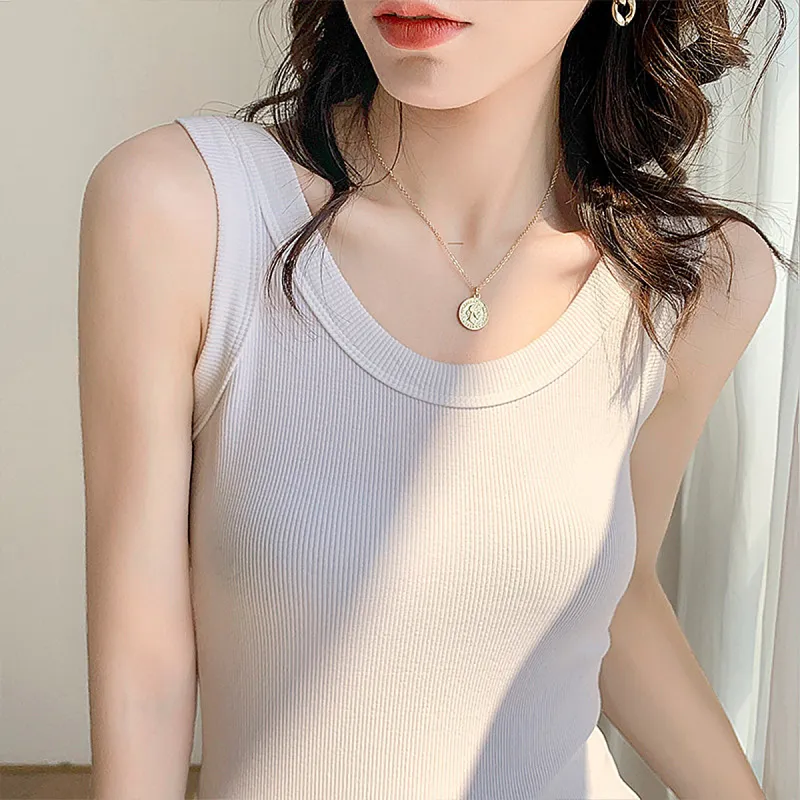 Flowers In Water Tank Top Women's White-2