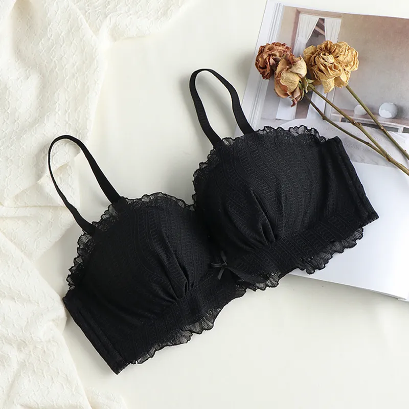 Flowers In Water Bra Women's White-3