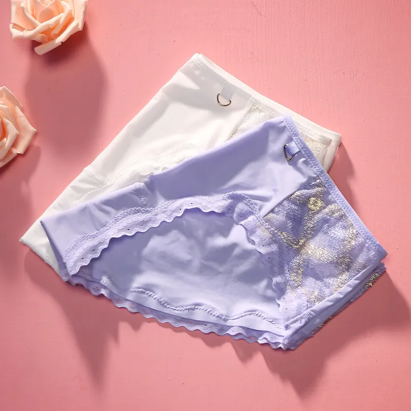 Flowers In Water Underpants Women's 2 Pack-7