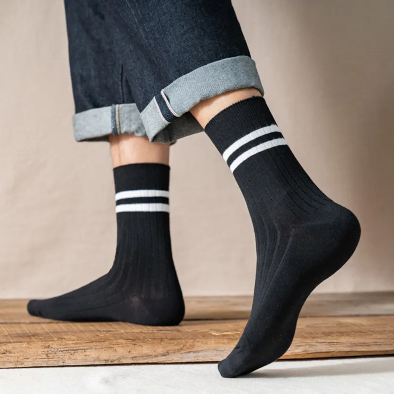Flowers In Water Mid Calf Socks Men's-1