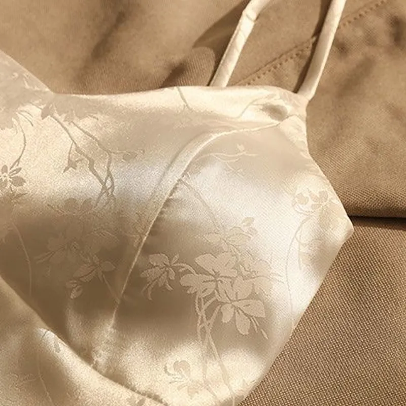 Flowers In Water Camisole Women's White-4