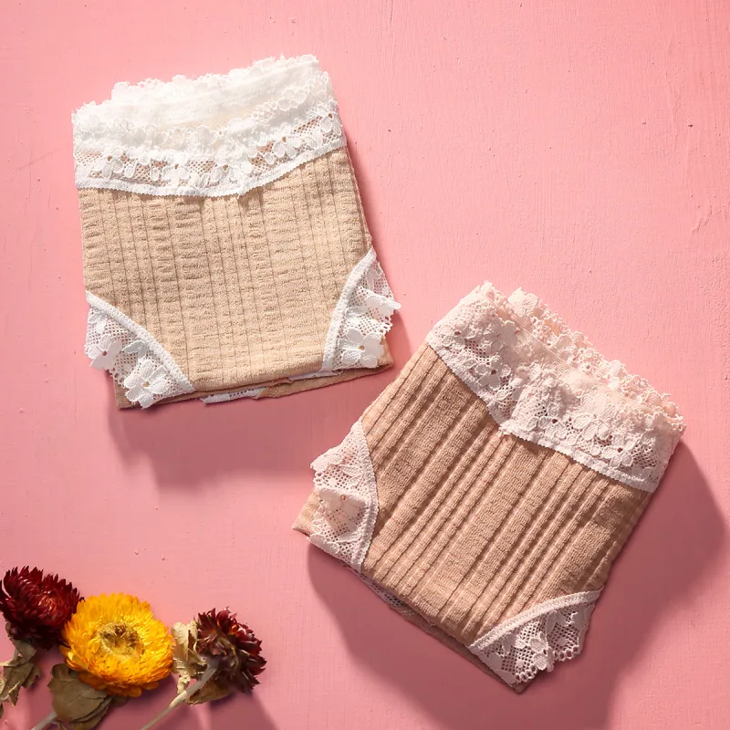 Flowers In Water Underpants Women's 2 Pack-11
