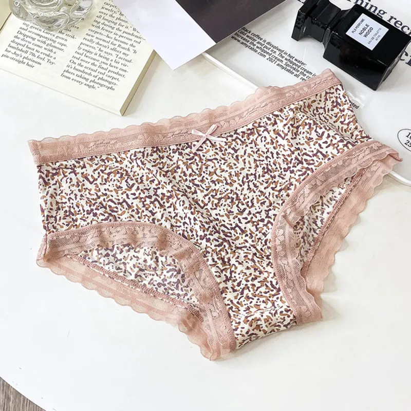 Flowers In Water Underpants Women's 3 Pack-10