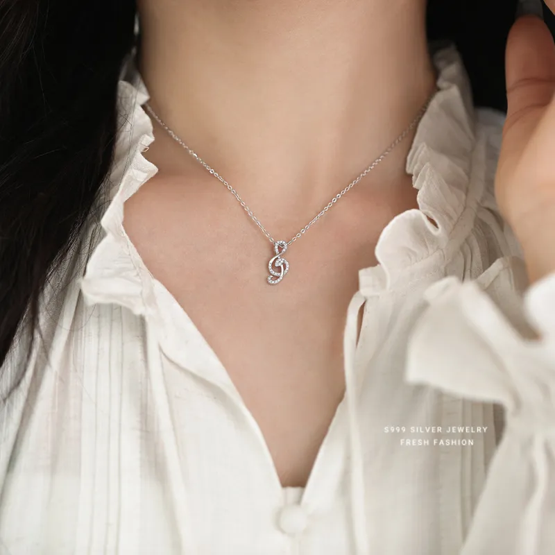 LYUMIN S999 Fine Silver Necklaces Women's-1