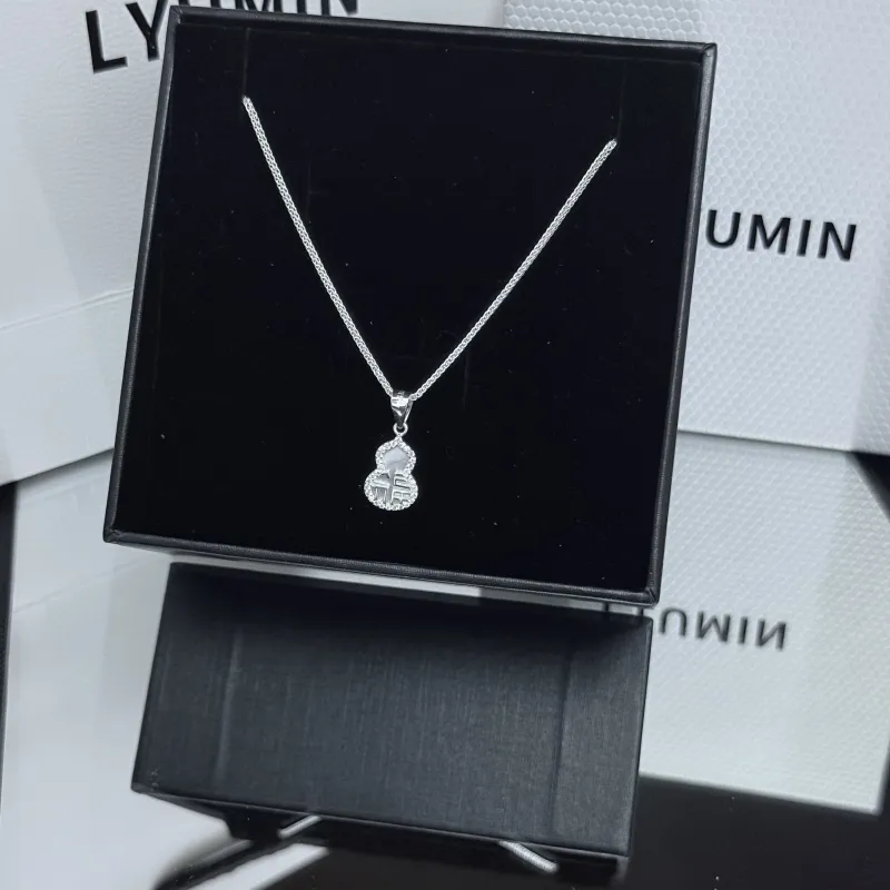 LYUMIN S990 Sterling Silver Necklaces Women's-4