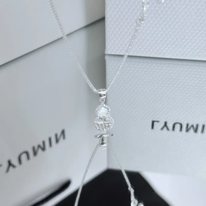 LYUMIN S990 Sterling Silver Necklaces Women's-1