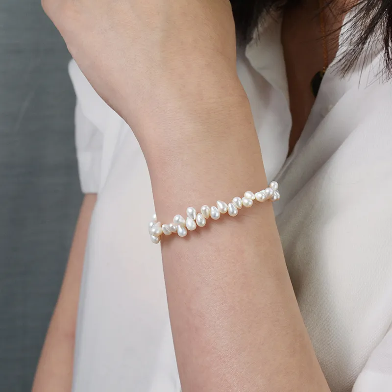 Trpopo Freshwater Pearl Bracelets Women's-4