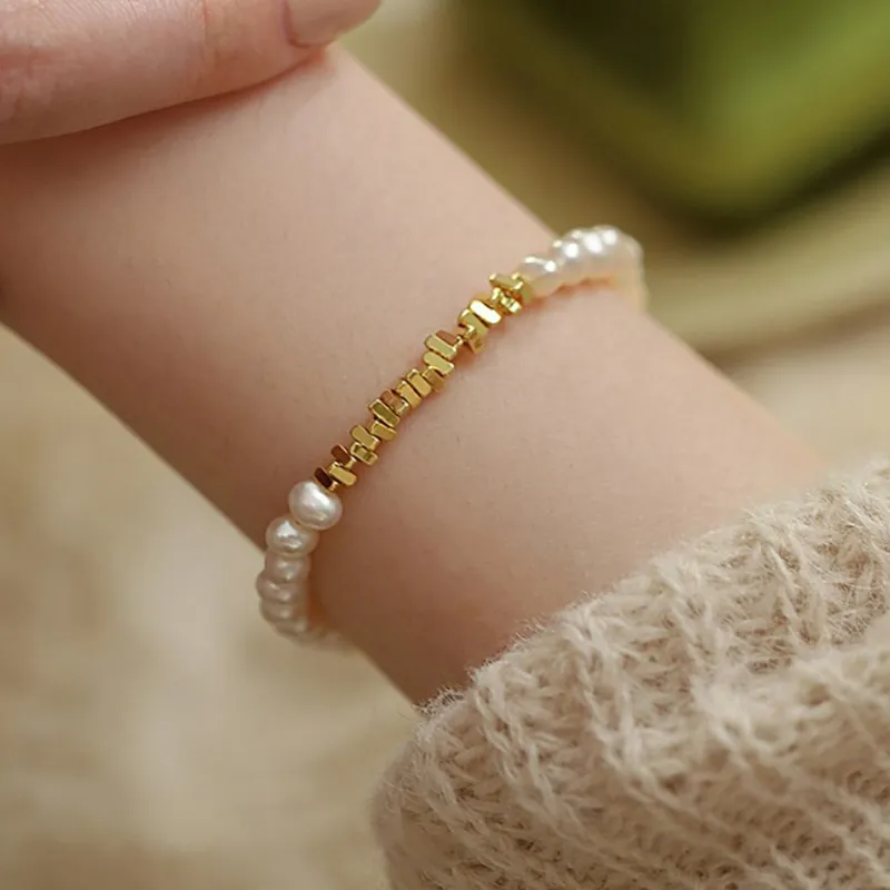 Trpopo Freshwater Pearl Bracelets Women's-3