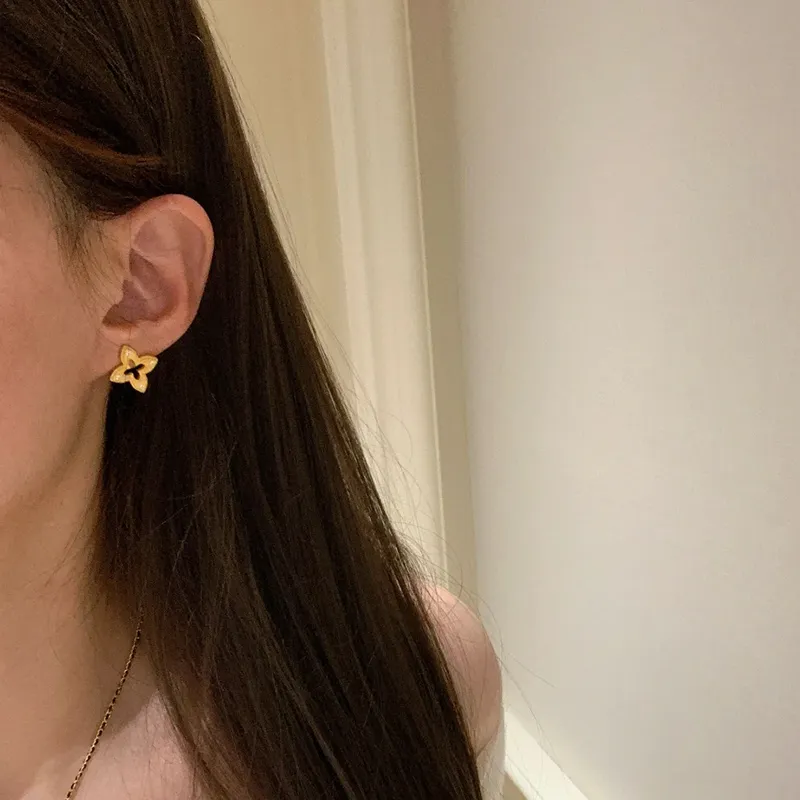 Trpopo S925 Silver Stud Earrings Women's-4