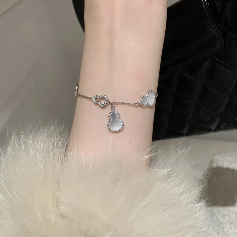 Trpopo S925 Sterling Silver Bracelet, Commute Versatile Couple Bestie Jewelry Women's-2