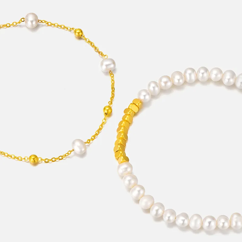 Trpopo Freshwater Pearl Bracelets Women's-7
