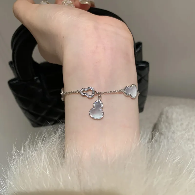Trpopo S925 Sterling Silver Bracelet, Commute Versatile Couple Bestie Jewelry Women's-1